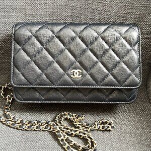 Chanel Wallet on Chain WOC Caviar